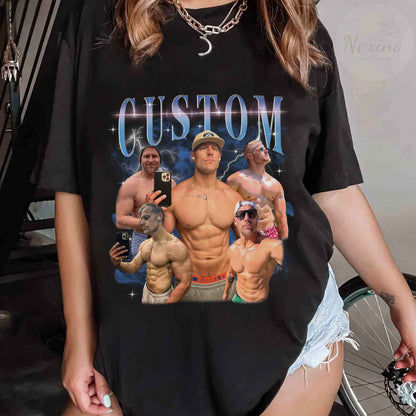 Custom Your Own Bootleg Tee, Retro Custom Bootleg Rap Tee, Custom Bootleg, Custom Your Photo, Insert Your Design, Vintage Graphic 90s Tshirt