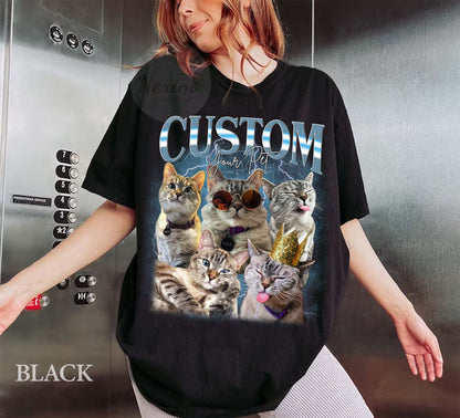CUSTOM Bootleg Rap PET Shirt, Custom Pet, Custom Photo - Vintage Graphic 90s Tshirt, CUSTOM Your Own Bootleg Idea Here, Insert Your Design