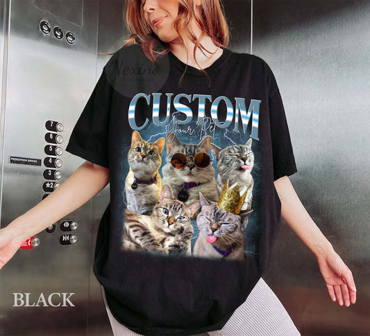 CUSTOM Bootleg Rap PET Shirt, Custom Pet, Custom Photo - Vintage Graphic 90s Tshirt, CUSTOM Your Own Bootleg Idea Here, Insert Your Design