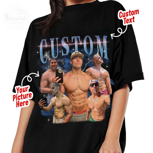 Custom Your Own Bootleg Tee, Retro Custom Bootleg Rap Tee, Custom Bootleg, Custom Your Photo, Insert Your Design, Vintage Graphic 90s Tshirt