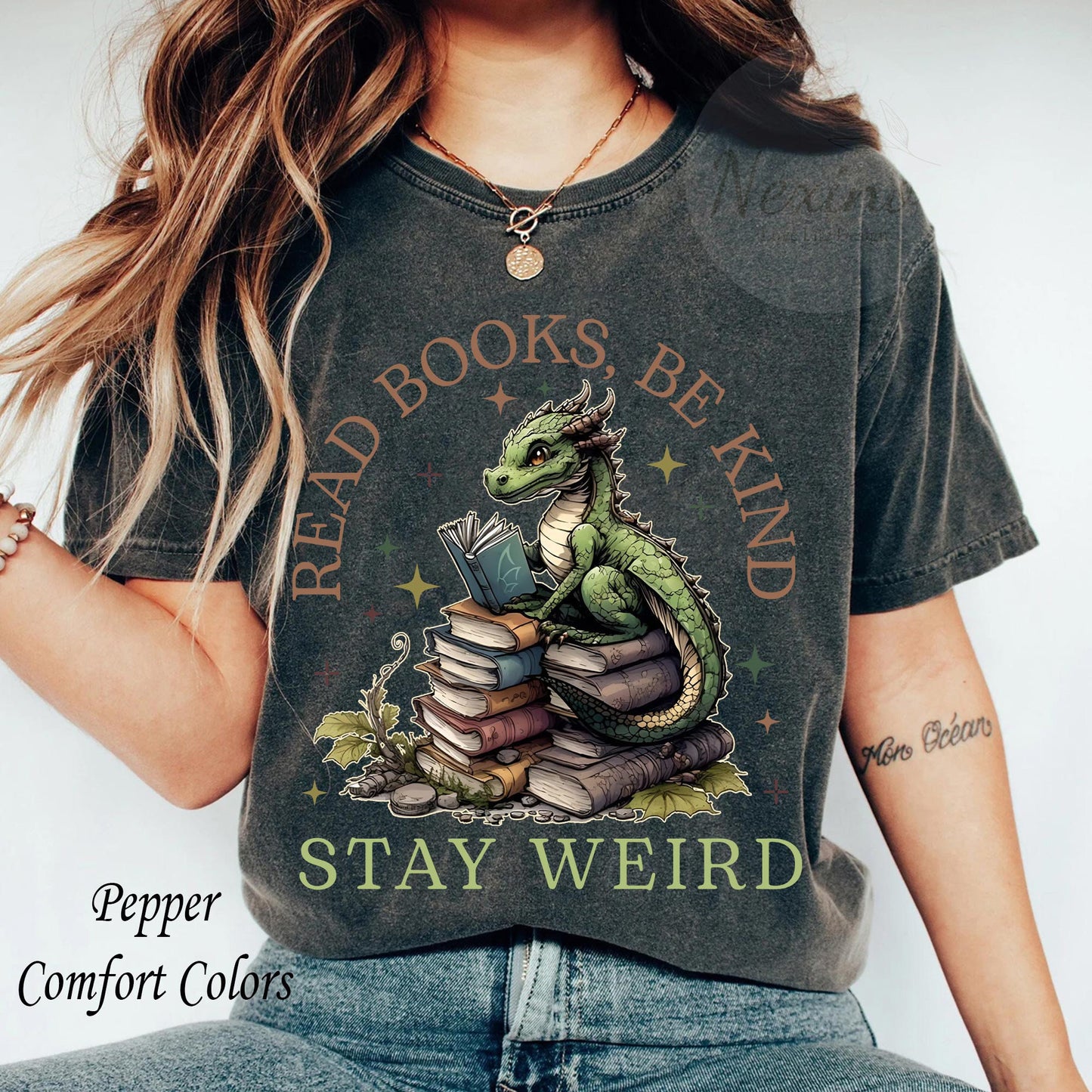 Book Lover T-Shirt, Be Kind Tee, Stay Weird Tee, Fantasy Book Reader Tee, Fourth Wing T-Shirt, Bookish Tee, Book Addicted Tee, Dragon Shirt