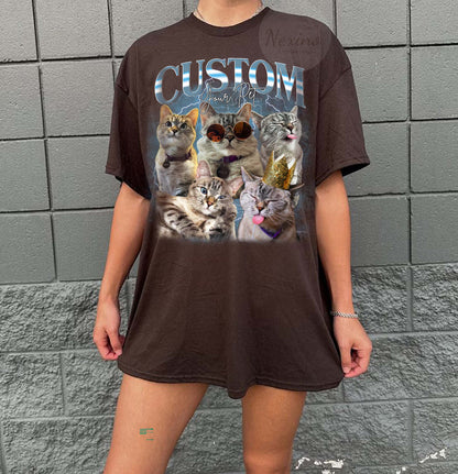 CUSTOM Bootleg Rap PET Shirt, Custom Pet, Custom Photo - Vintage Graphic 90s Tshirt, CUSTOM Your Own Bootleg Idea Here, Insert Your Design
