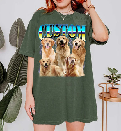 CUSTOM Bootleg Rap PET Shirt, Custom Pet, Custom Photo - Vintage Graphic 90s Tshirt, CUSTOM Your Own Bootleg Idea Here, Insert Your Design