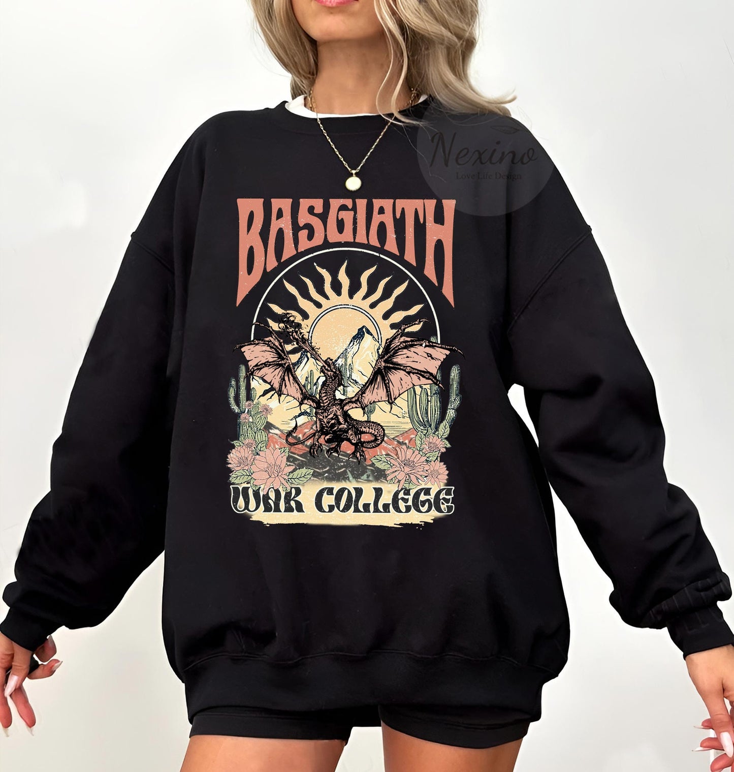 Basgiath War College Shirt, Comfort Colors Shirt, Fourth Wing Shirt, Dragon Rider, Violet Sorrengail For Reader, Fantasy Bookish,Empyrean