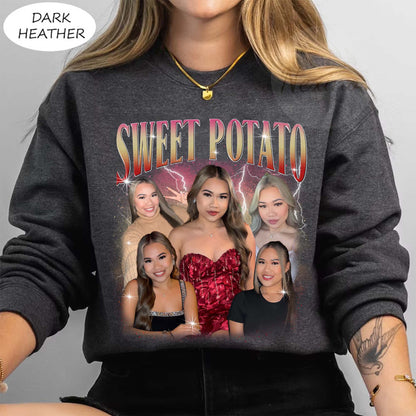 Custom Bootleg Rap Tee, Girlfriend, Boyfriend Tee, Shirt with Face Photo Vintage T Shirts, Bachelorette Surprise, Personalized Birthday Gift
