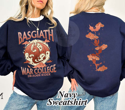 Fourth Wing Shirt, Basgiath War College Shirt, Fourth Wing, Dragon Rider Shirt, Bookish Shirt, Basgiath War College Gift, Xaden Riorson
