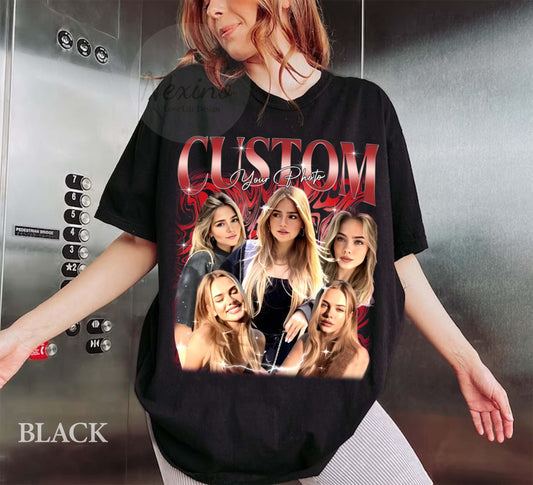 Custom Your Own Bootleg Tee, Vintage Graphic 90s Tshirt, Retro Custom Bootleg Rap Tee, Custom Bootleg, Custom Your Photo, Insert Your Design