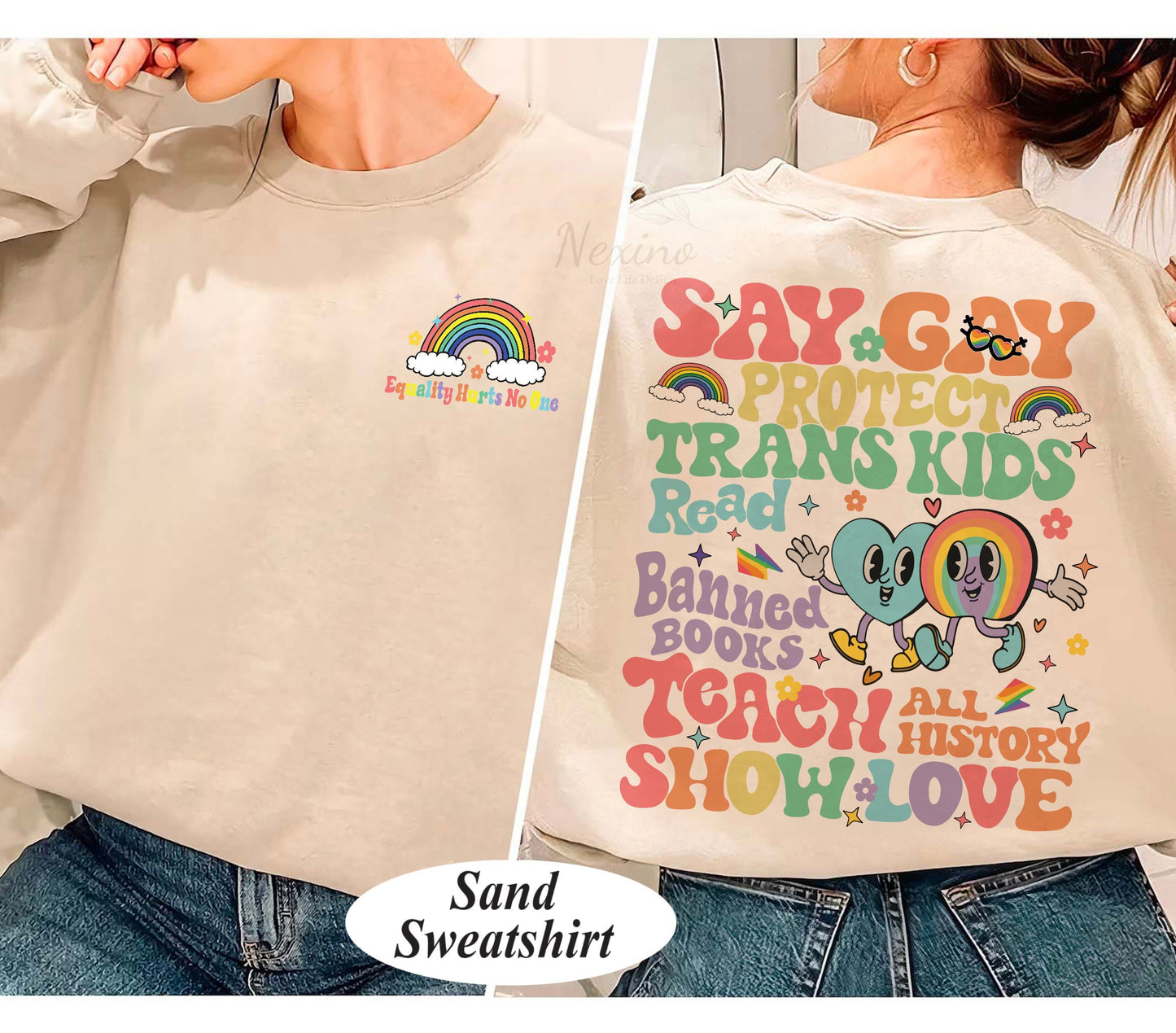 Say Gay Comfort Colors Shirt, Pride Rainbow Comfort Colors, Protect Trans Kids Shirts, Equality Sweatshirt, Lgbt Ally Shirt, Read Banned Books