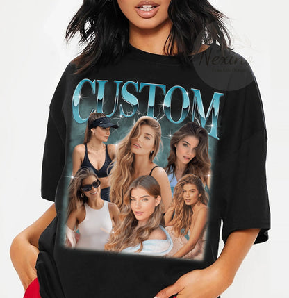 Custom Photo - Vintage Graphic 90s T-shirt, Custom Bootleg Rap Tee, CUSTOM Your Own Bootleg Idea Here, Custom Photo Shirt