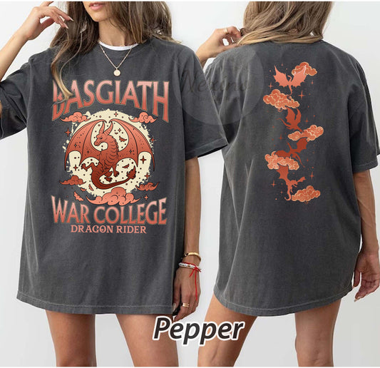 Fourth Wing Shirt, Basgiath War College Shirt, Fourth Wing, Dragon Rider Shirt, Bookish Shirt, Basgiath War College Gift, Xaden Riorson