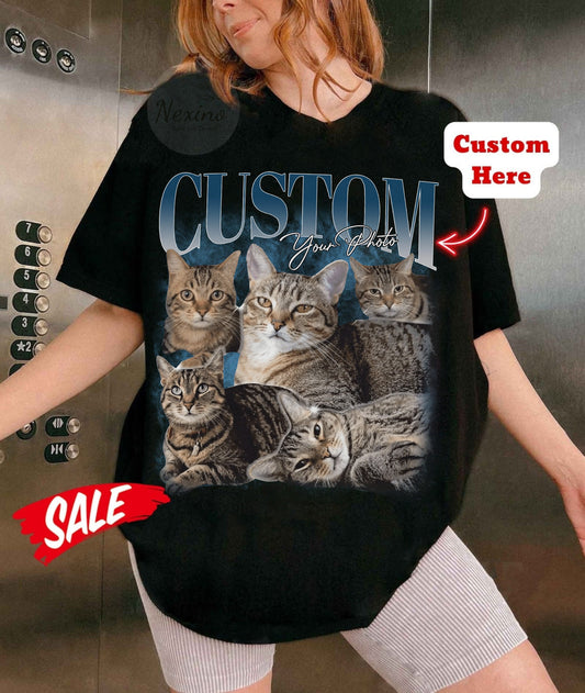 Custom Bootleg Rap Tee, Girlfriend, Boyfriend Tee, Shirt with Face Photo Vintage T Shirts, Bachelorette Surprise, Personalized Birthday Gift