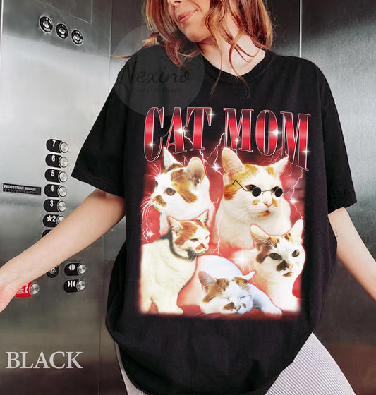 Custom Comfort Colors Vintage Pet TShirt Pet Photo + Name Custom Dog Shirt Personalized Shirt Custom T Shirts for Humans Cat Shirt 90's Tee