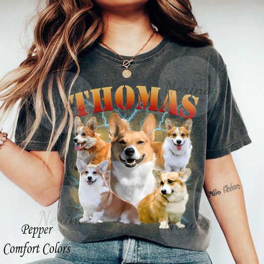 Vintage Custom Bootleg Rap PET Shirt, Custom Pet, Custom Retro Graphic 90s Tshirt, Dog Bootleg Shirt, Your Own Bootleg Your Design