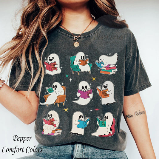 Acotar Ghost Shirt, Acotar tshirt, Bookish ghost Tshirt, Throne of Glass, SJM Book Reader, SJM tee, Book Ghosts tshirt, SJM Halloween shirt