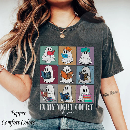 In My Night Court Era Tee, ACOTAR, Velaris, Night Court, High Lord, A Court of Thorns and Roses, Gift for reader, booktok Merch