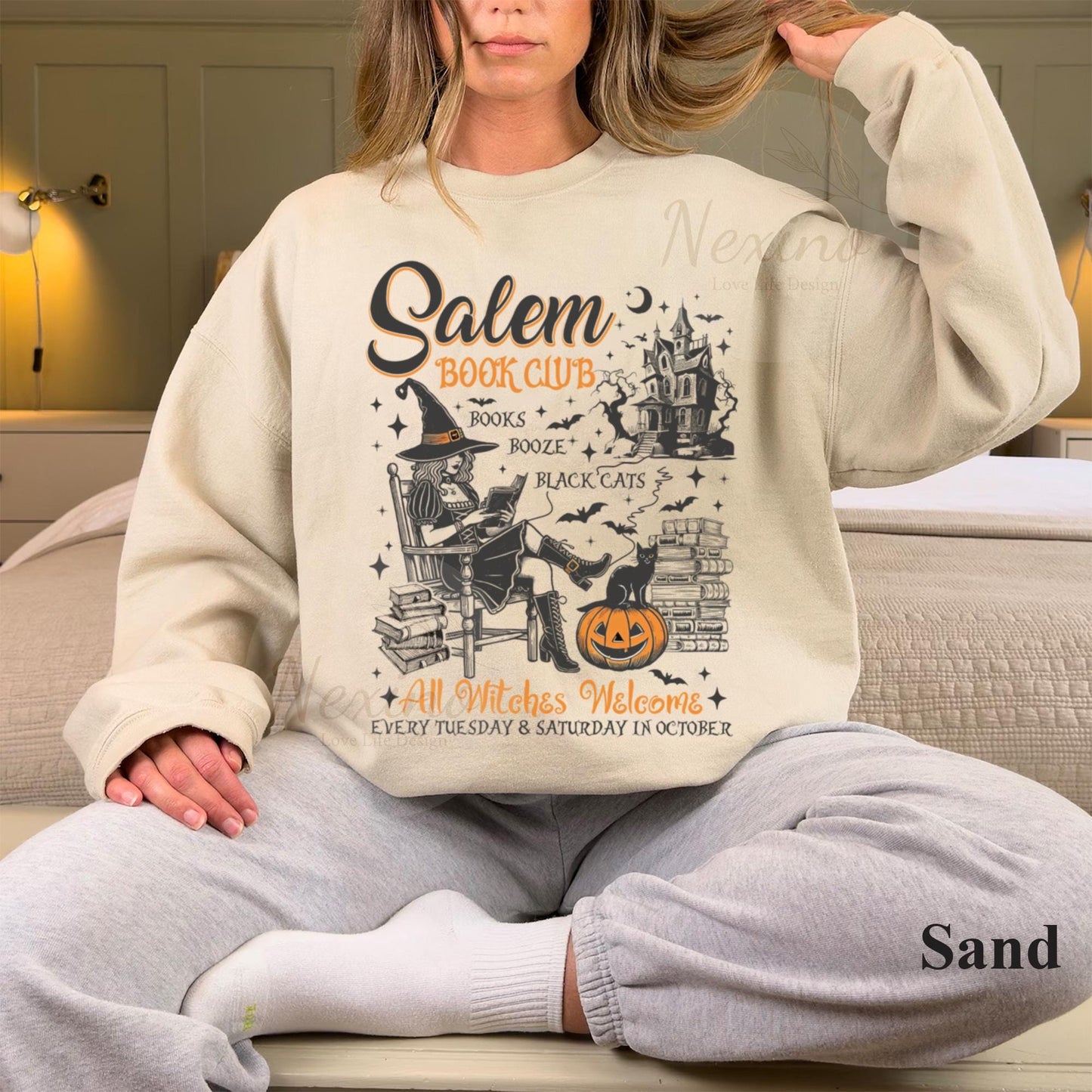 Salem Book Club Shirt, Bookish Halloween Tee, Spooky Book Lover Shirt, Salem Witches, Spooky Season Ghost Skeleton Shirt Thriller Reader