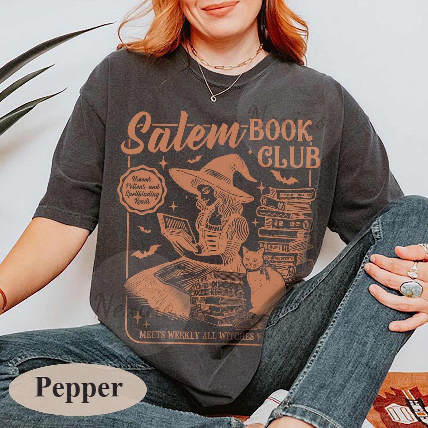 Salem Book Club Shirt, Bookish Halloween Shirt, Spooky Reader Shirt, Funny Book Lover, Salem Witches Shirt, Spooky Season Thriller Reader