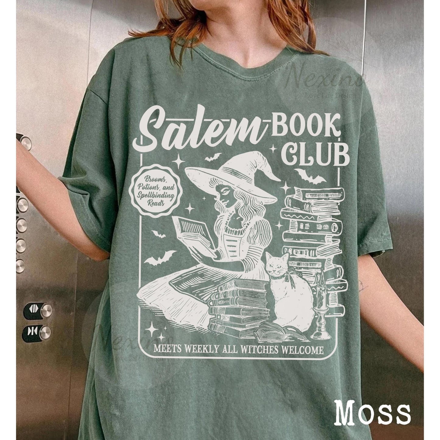 Salem Book Club Shirt, Bookish Halloween Shirt, Spooky Reader Shirt, Funny Book Lover, Salem Witches Shirt, Spooky Season Thriller Reader