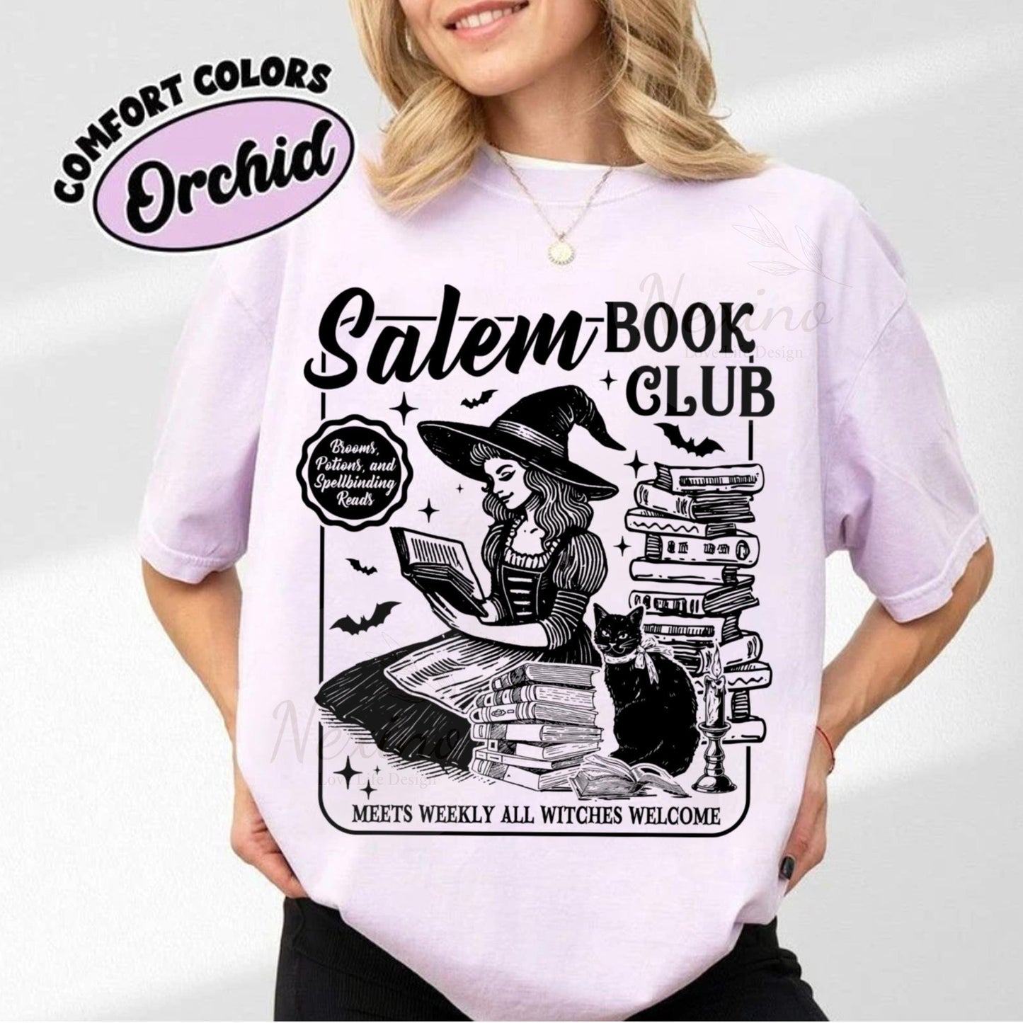 Salem Book Club Shirt, Bookish Halloween Shirt, Spooky Reader Shirt, Funny Book Lover, Salem Witches Shirt, Spooky Season Thriller Reader