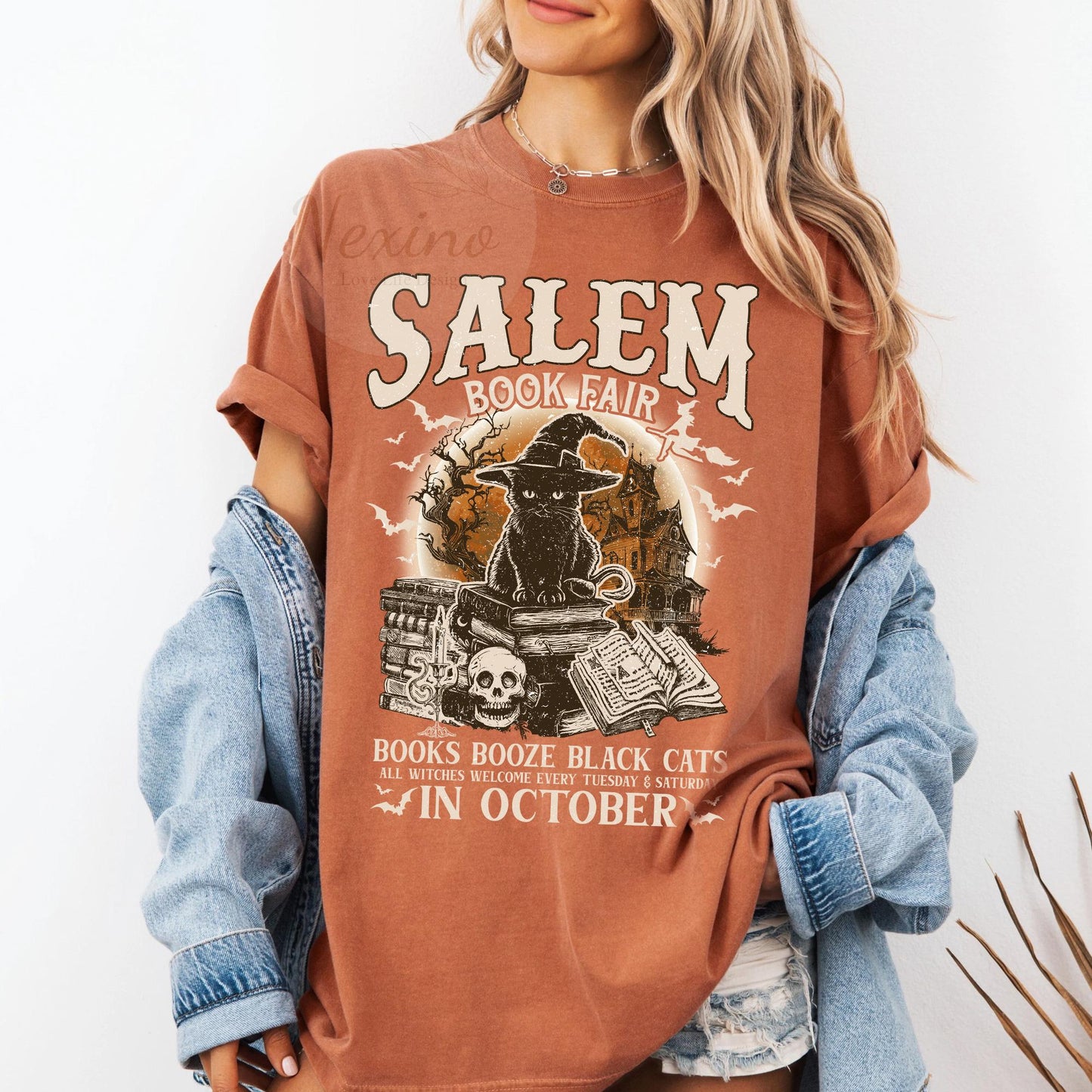 Salem Book Fair Shirt, Bookish Halloween Shirt, Spooky Reader Shirt, Funny Book Lover, Salem Witches Shirt, Spooky Season Thriller Reader
