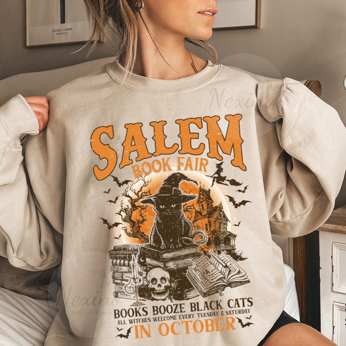 Salem Book Fair Shirt, Bookish Halloween Shirt, Spooky Reader Shirt, Funny Book Lover, Salem Witches Shirt, Spooky Season Thriller Reader
