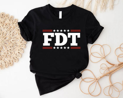 F Trump T-Shirt, Anti-Trump Shirt, Anti Maga Shirt, President Election 2024 Shirt, Vote for Harris,FDT Funny Political T-shirt,Democrat Gift