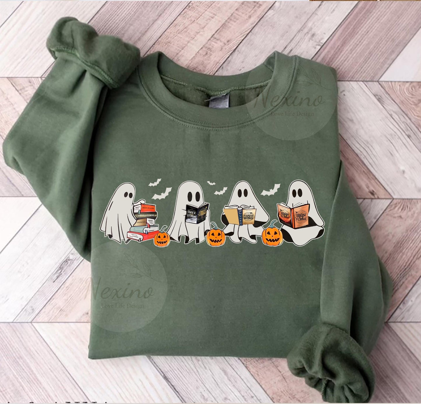 Fourth Wing Storm Ghost Comfort Colors Shirt, Fourth Wing Spooky Ghost Tshirt, Bookish Ghost, Fourth Wing Halloween, Dragon Lover Tee