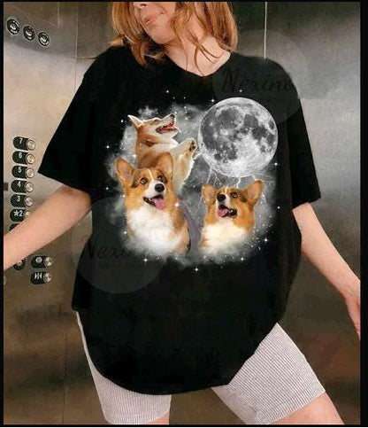 Custom Dog Shirt,Dog Mom Shirt,Personalized Moon Shirt,Custom Pet Shirt,Personalized Dog Bootleg Shirt,Custom Cat Tee,Pet Memorial Gifts