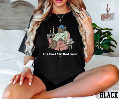 It's Past My Bedtime Shirt, Sleepy Bear Shirt, Funny Bear Shirt, Bear Meme Shirt, Sarcastic Bear Shirt, Funny Meme Shirt
