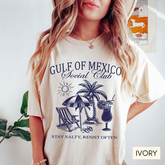 Gulf of Mexico Shirt Gulf Coast Shirt Texas Alabama Mississippi Florida Beach Crewneck Mexico Gift for Mexico Lover Gulf of Mexico Gift Tee