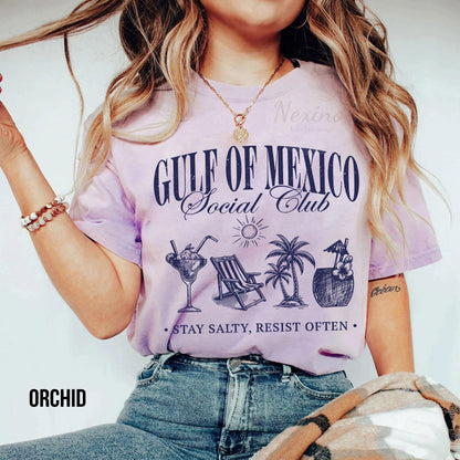 Gulf of Mexico Shirt Gulf Coast Shirt Texas Alabama Mississippi Florida Beach Crewneck Mexico Gift for Mexico Lover Gulf of Mexico Gift Tee