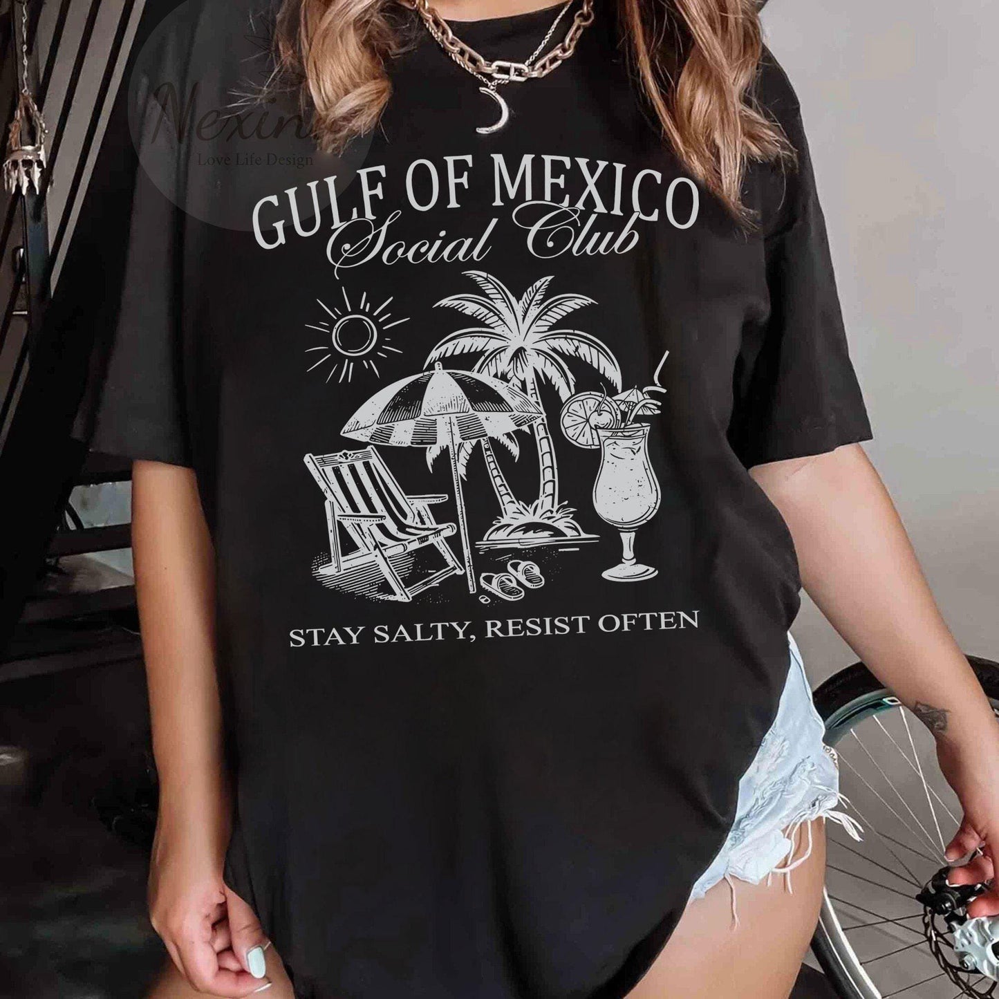 Gulf of Mexico Shirt Gulf Coast Shirt Texas Alabama Mississippi Florida Beach Crewneck Mexico Gift for Mexico Lover Gulf of Mexico Gift Tee