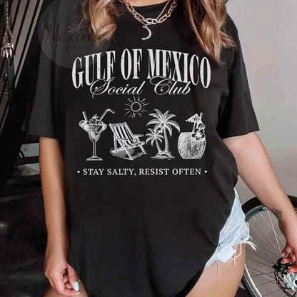 Gulf of Mexico Shirt Gulf Coast Shirt Texas Alabama Mississippi Florida Beach Crewneck Mexico Gift for Mexico Lover Gulf of Mexico Gift Tee