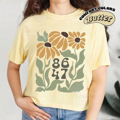 Retro 8647 Anti Trump Shirt, Democrat 8647 Shirt, Liberal Shirt, Pro Immigration Shirt, Anti ICE, Anti MAGA, Anti Republican Fascism Shirt