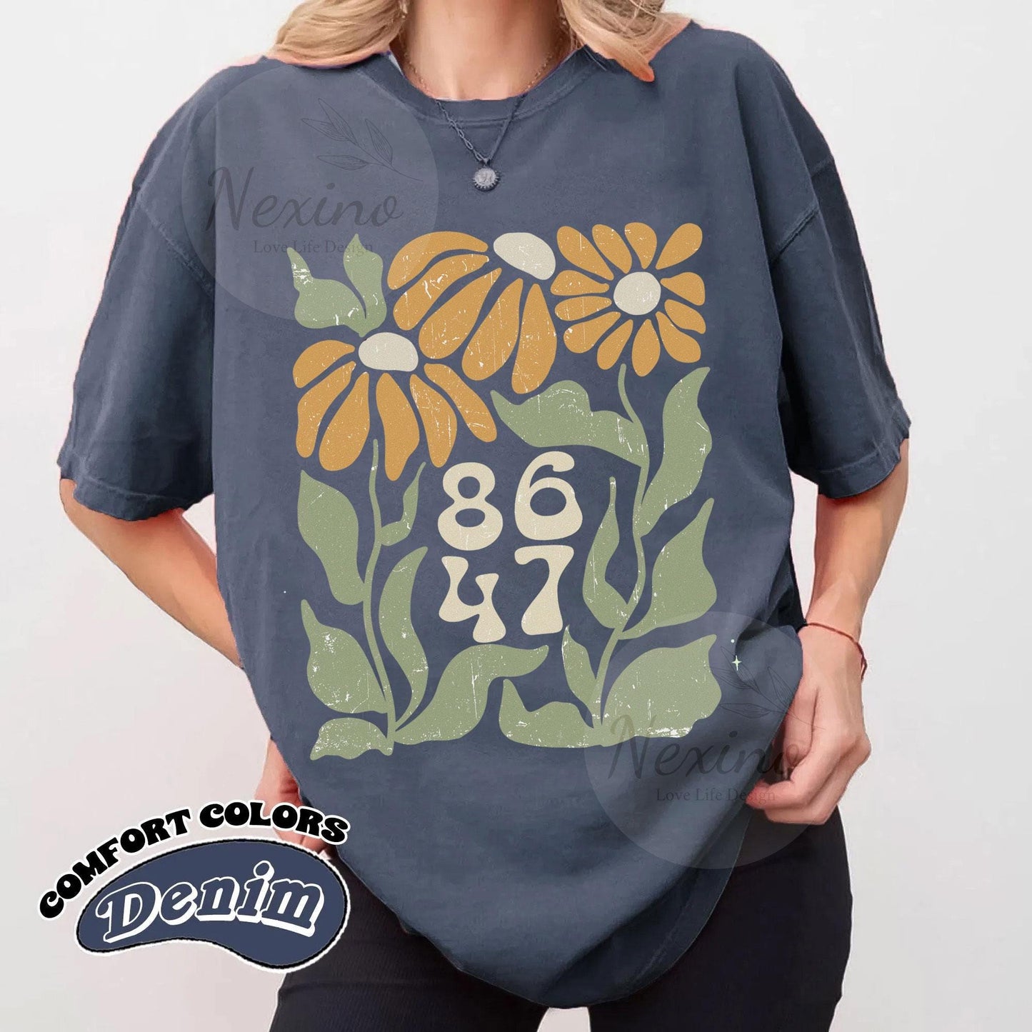 Retro 8647 Anti Trump Shirt, Democrat 8647 Shirt, Liberal Shirt, Pro Immigration Shirt, Anti ICE, Anti MAGA, Anti Republican Fascism Shirt