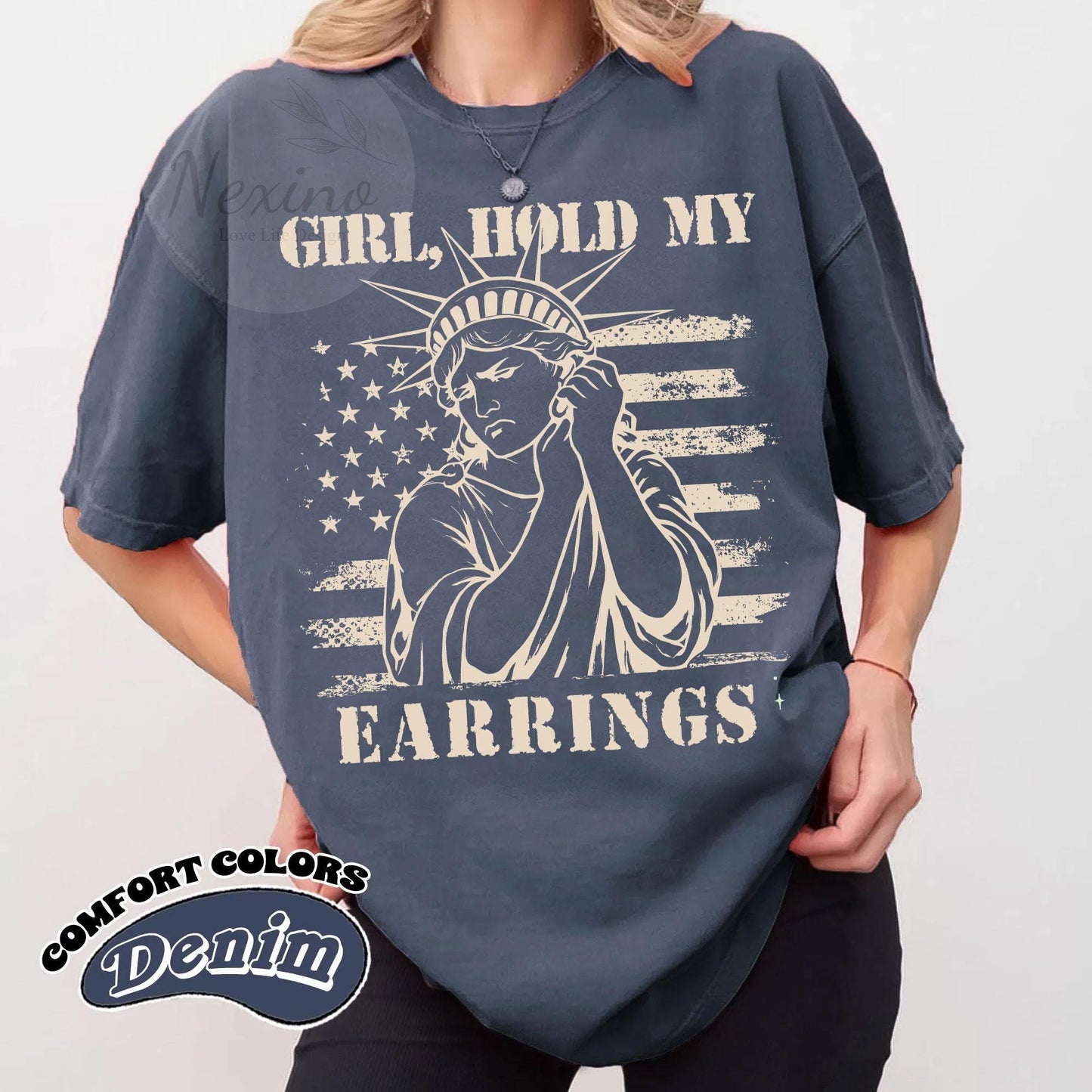 Girl Hold My Earrings shirt, Protest Tee, Political Tee, Political Activism Tee, Nature Tee, National Park Style Shirt,Save Public Lands
