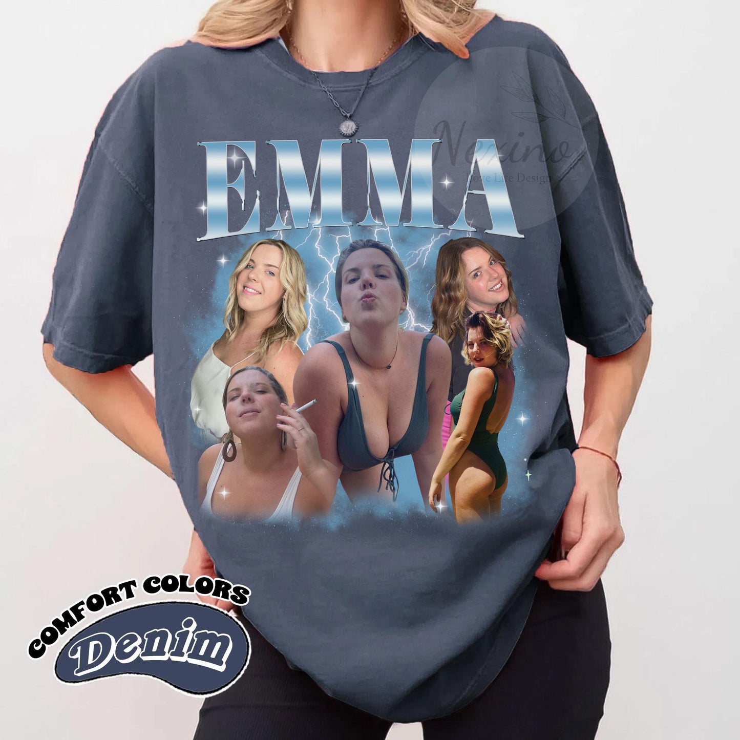 Custom Girlfriend Shirt, Boyfriend Comfort Colors Shirt, Face Shirt, Bachelorette Surprise, Personalized Birthday Bootleg Gift, Group Shirt