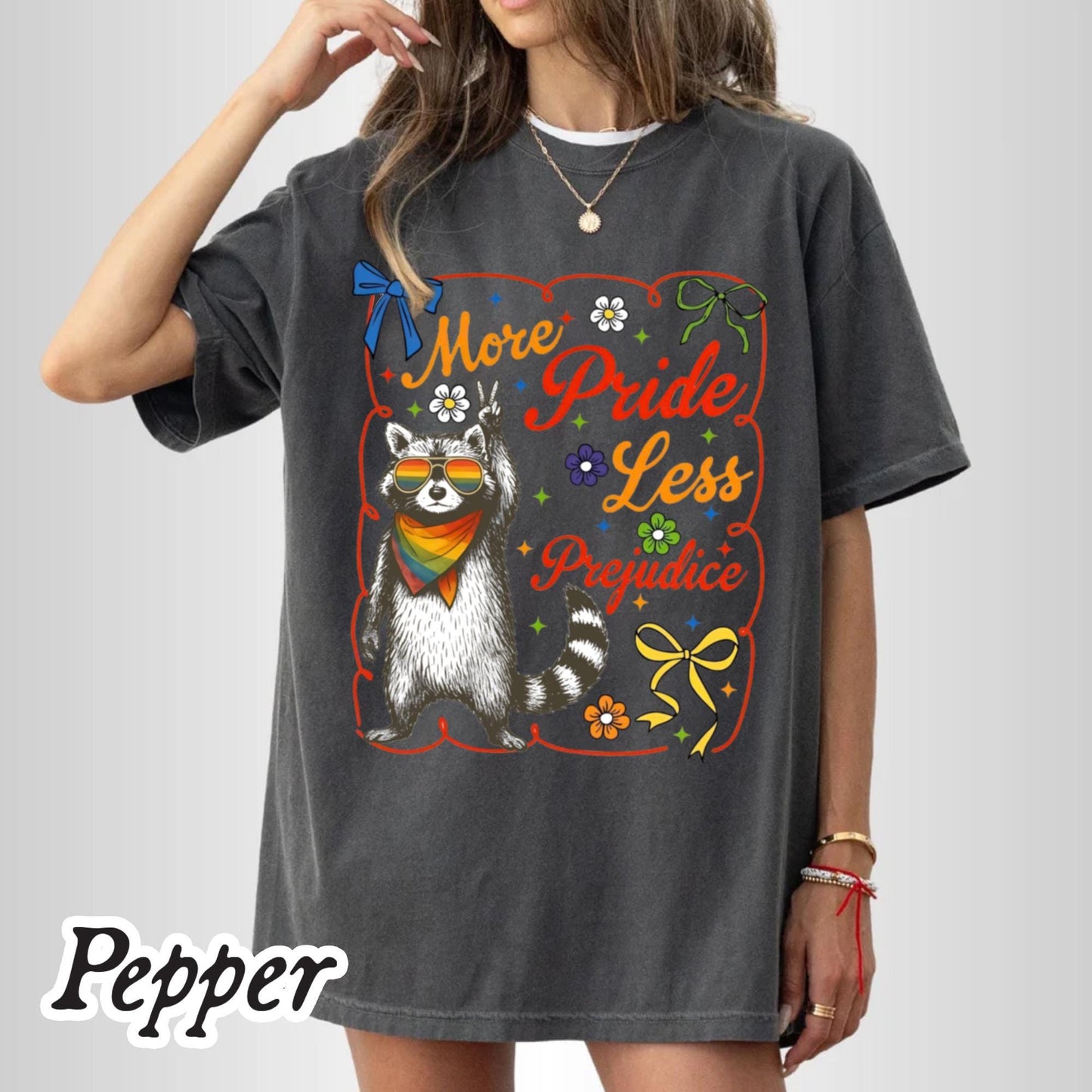 More Pride Less Prejudice Shirt, LGBTQ Shirt, Proud Ally Shirt, Pride Month Shirt, LGBTQ Sweatshirt, LGBTQ Gift, Pride Parade, Lesbian Shirt