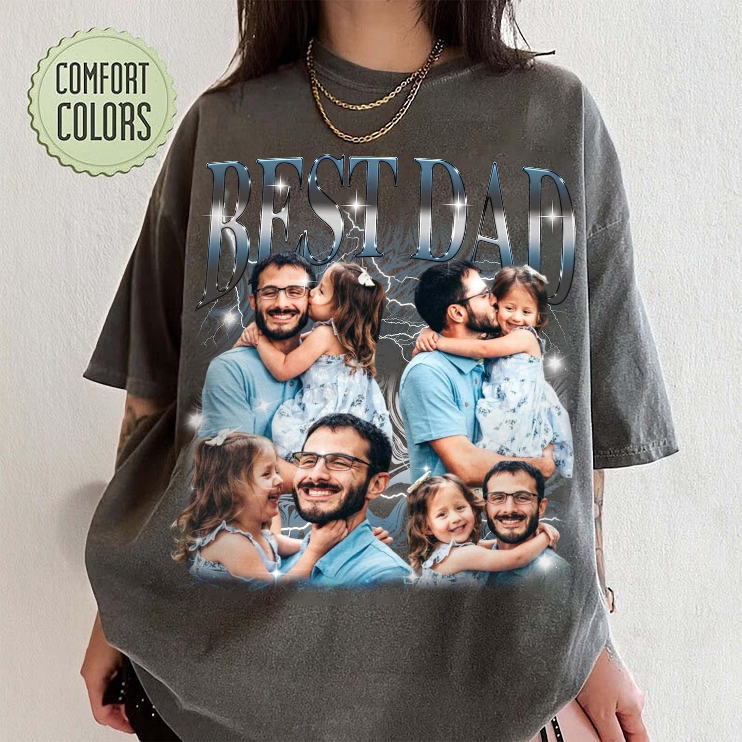 Fathers Day Shirt, Custom Bootleg Shirt, Best Dad Ever Shirt, Fathers Day Gift, Dad Bootleg Rap Tee, Gift For Dad, Custom Photo Dad Shirt