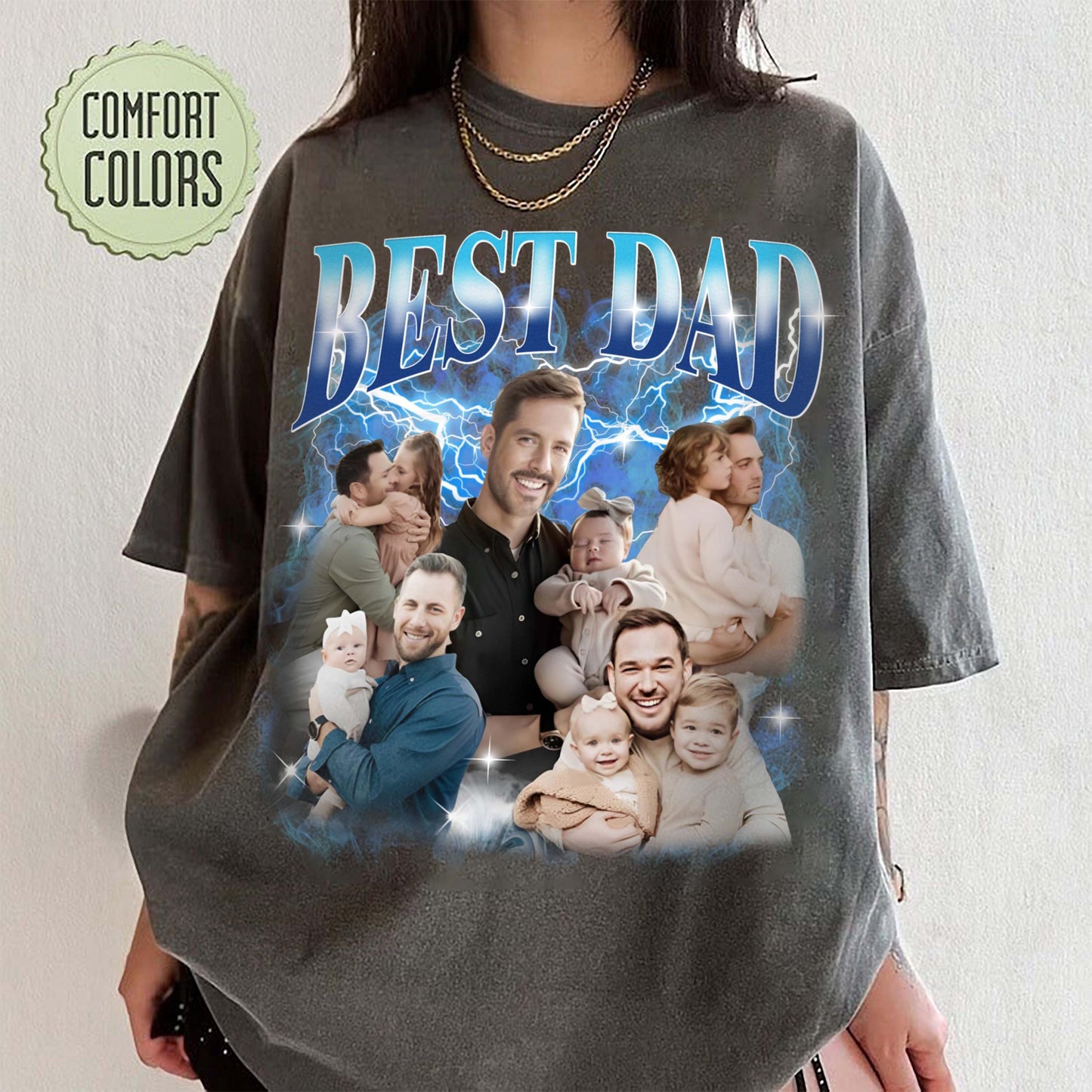 Fathers Day Shirt, Custom Bootleg Shirt, Best Dad Ever Shirt, Fathers Day Gift, Dad Bootleg Rap Tee, Gift For Dad, Custom Photo Dad Shirt