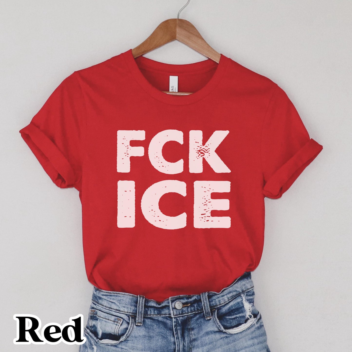 Abolish Ice Shirt, F*ck Ice Tshirt, Proimmigration Tee, Anti Ice shirt, No Human Is Illegal, anti maga shirt, anti trump, political merch