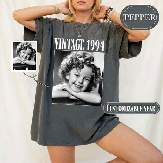 Custom Photo Shirt with Your Text, Personalized Picture T-Shirt, Perfect for Mother's Day, Custom Graphic Tee, Custom Logo Shirt, Photo Tee