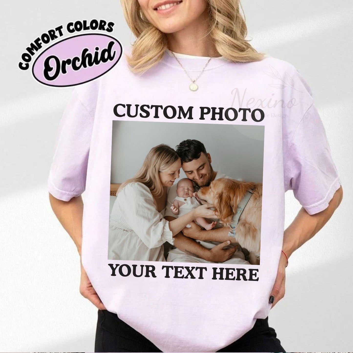 Custom Photo Shirt For Dad, Father's Day Shirt, Personalized Dad Portrait Shirt, Fathers Day Gifts, Dad Birthday Gift, Gift for Husband, Him
