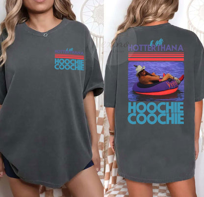 Hotter Than A Hoochie Coochie Comfort Colors Shirt, Meme Summer Vacation Tshirt, Music Lover Tshirt, 90s Country Music, Trendy Summer Tee