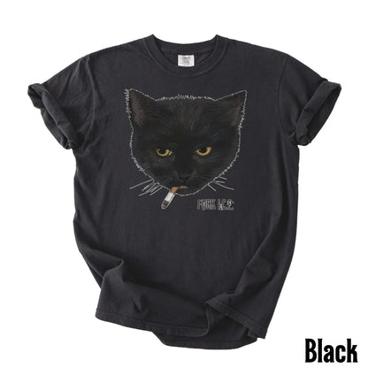 Fuck ICE Smoking Cat Shirt, Anti Trump Tshirts, Protest Shirt, Fuck Donald Trump, Unisex Comfort Colors Fuck Trump Shirt