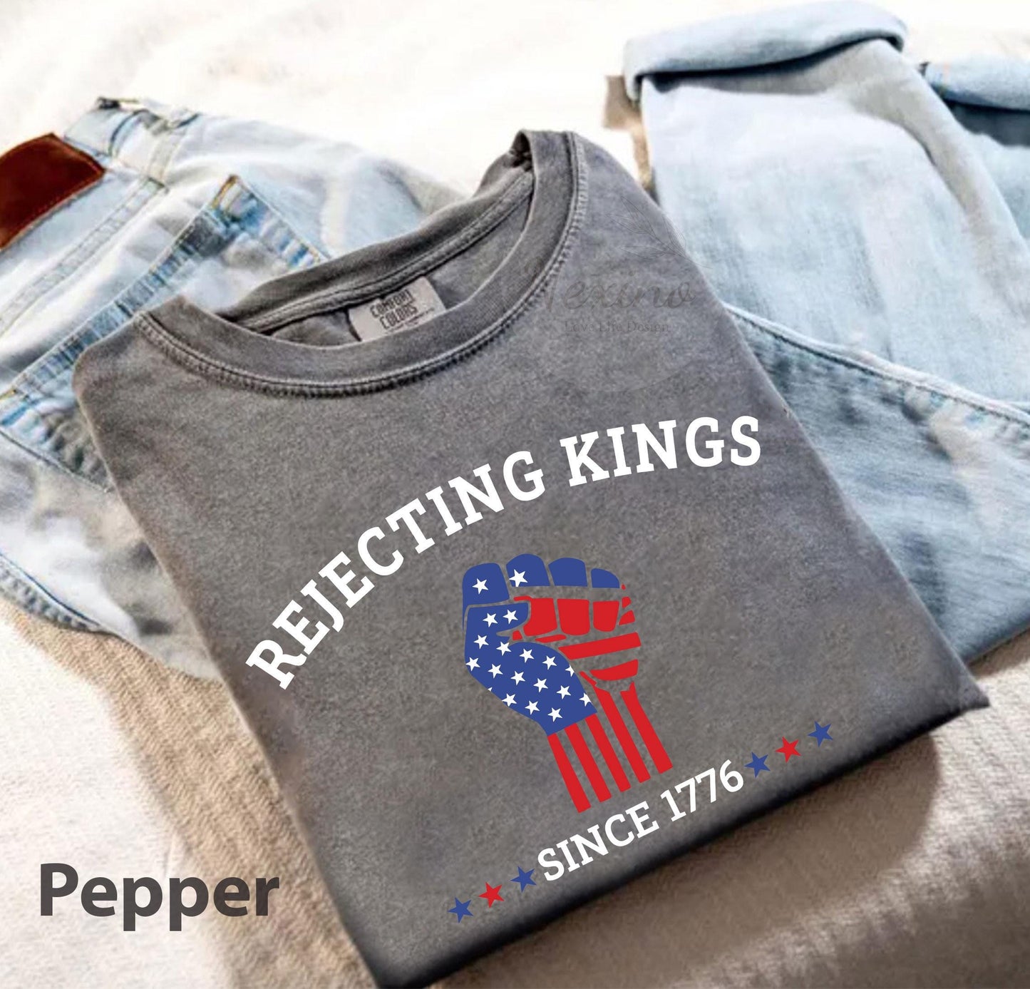 Rejecting Kings Shirt, Since 1776 Shirt, No Kings In America Shirt, Pro Democracy Shirt, Anti Authoritarian Tee, Anti Maga Anti Trump Shirt