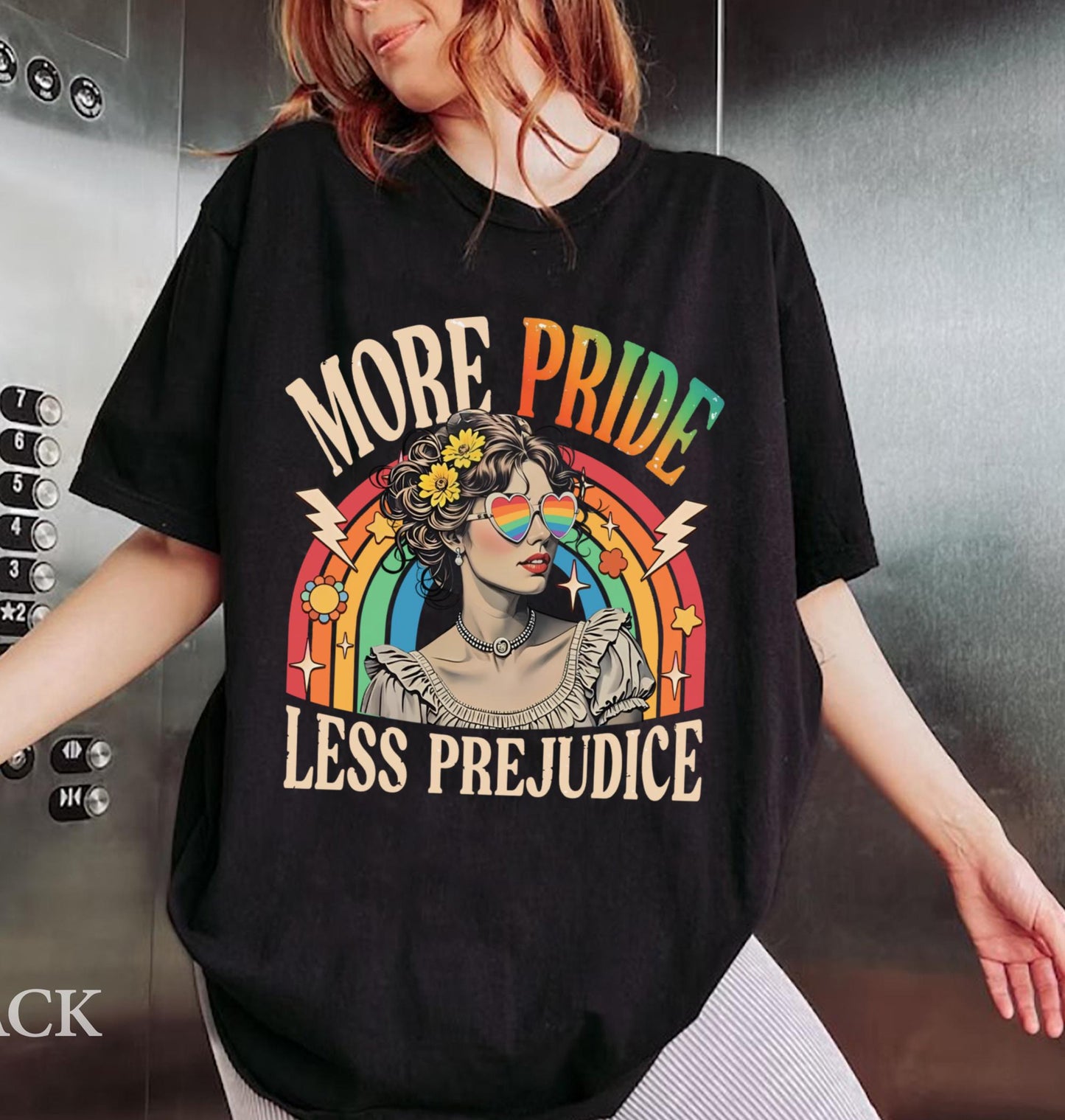 More Pride Less Prejudice Shirt, LGBTQ Shirt, Proud Ally Shirt, Pride Month Shirt, LGBTQ Sweatshirt, LGBTQ Gift, Pride Parade, Lesbian Shirt