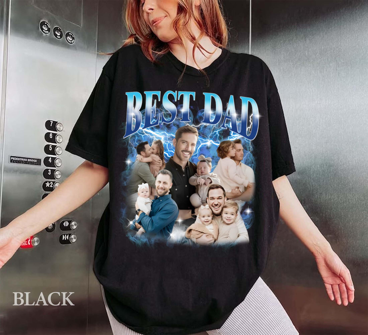 Fathers Day Shirt, Custom Bootleg Shirt, Best Dad Ever Shirt, Fathers Day Gift, Dad Bootleg Rap Tee, Gift For Dad, Custom Photo Dad Shirt