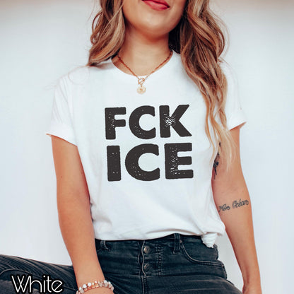Abolish Ice Shirt, F*ck Ice Tshirt, Proimmigration Tee, Anti Ice shirt, No Human Is Illegal, anti maga shirt, anti trump, political merch
