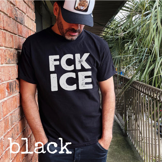 Abolish Ice Shirt, F*ck Ice Tshirt, Proimmigration Tee, Anti Ice shirt, No Human Is Illegal, anti maga shirt, anti trump, political merch